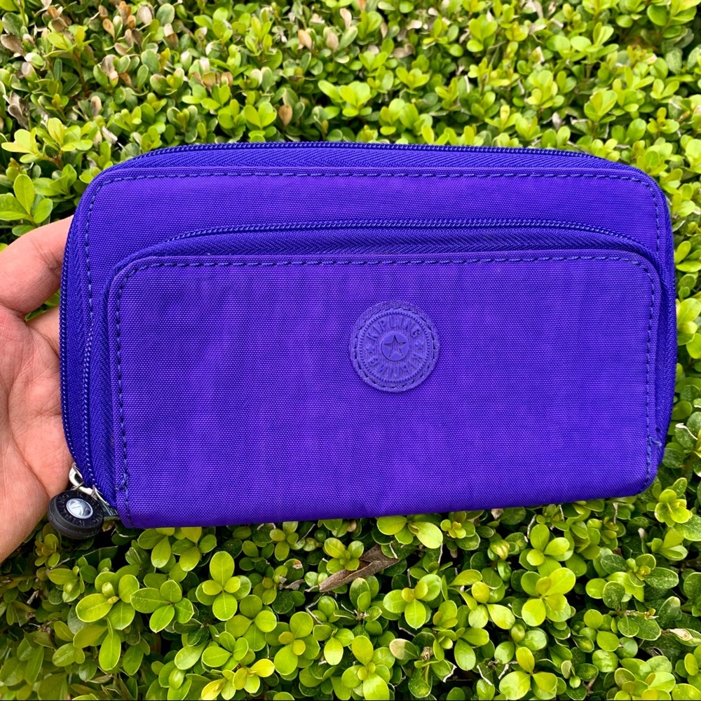 Kipling dark purple wallet
